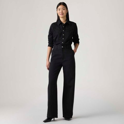 Macacão Levi's® Rinoa Wide Leg Preto — Levi's