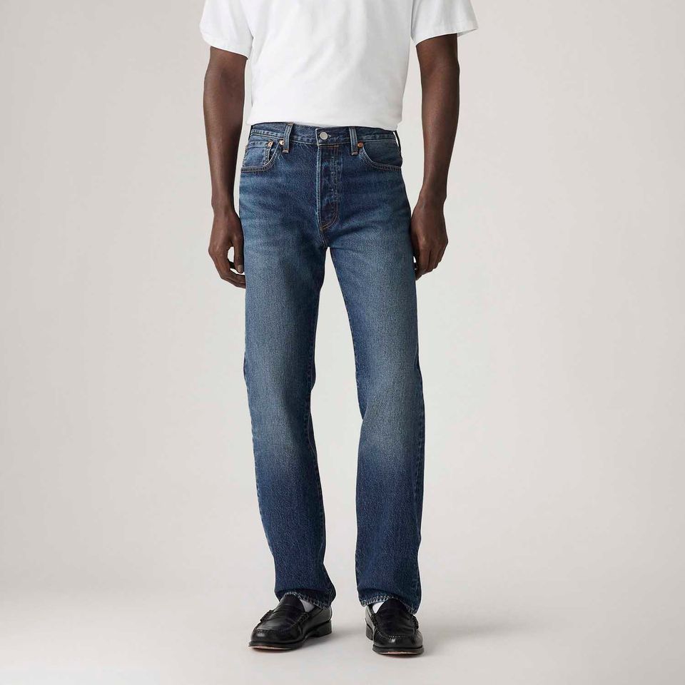 Calça Jeans Levi's® 501® Original Thermodapt Lavagem Escura