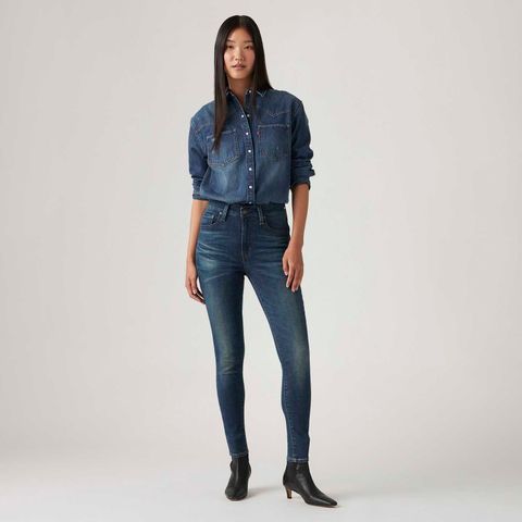 Calça Jeans Levi's® 721® High Rise Skinny Lavagem Escura — Levi's