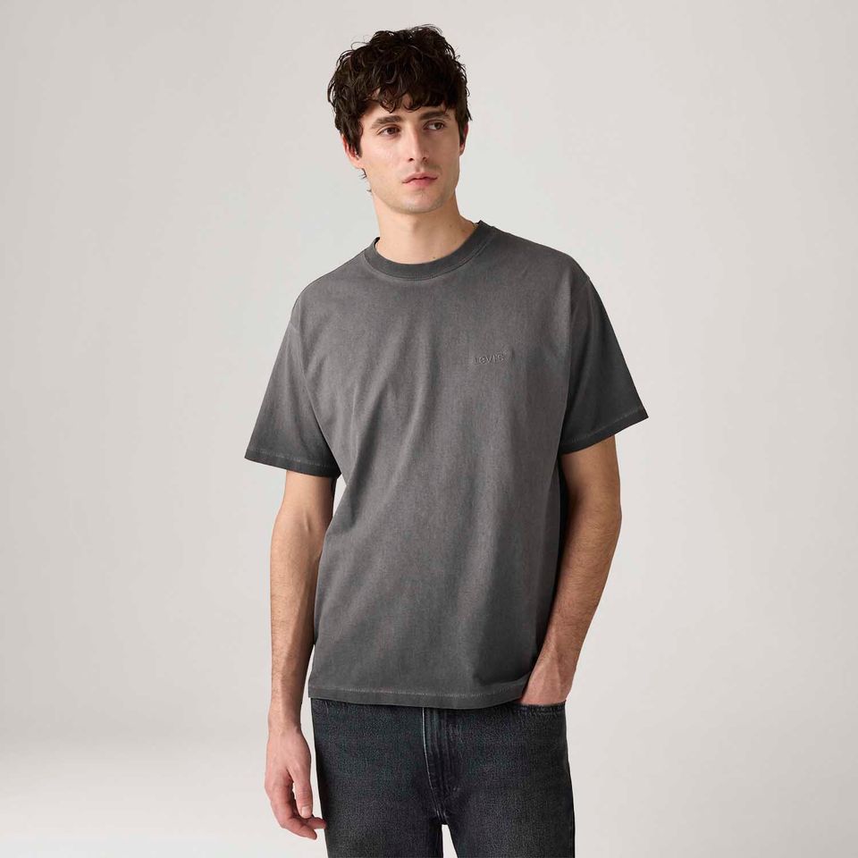 Camiseta Levi's® Red Tab Vintage Cinza Manga Curta