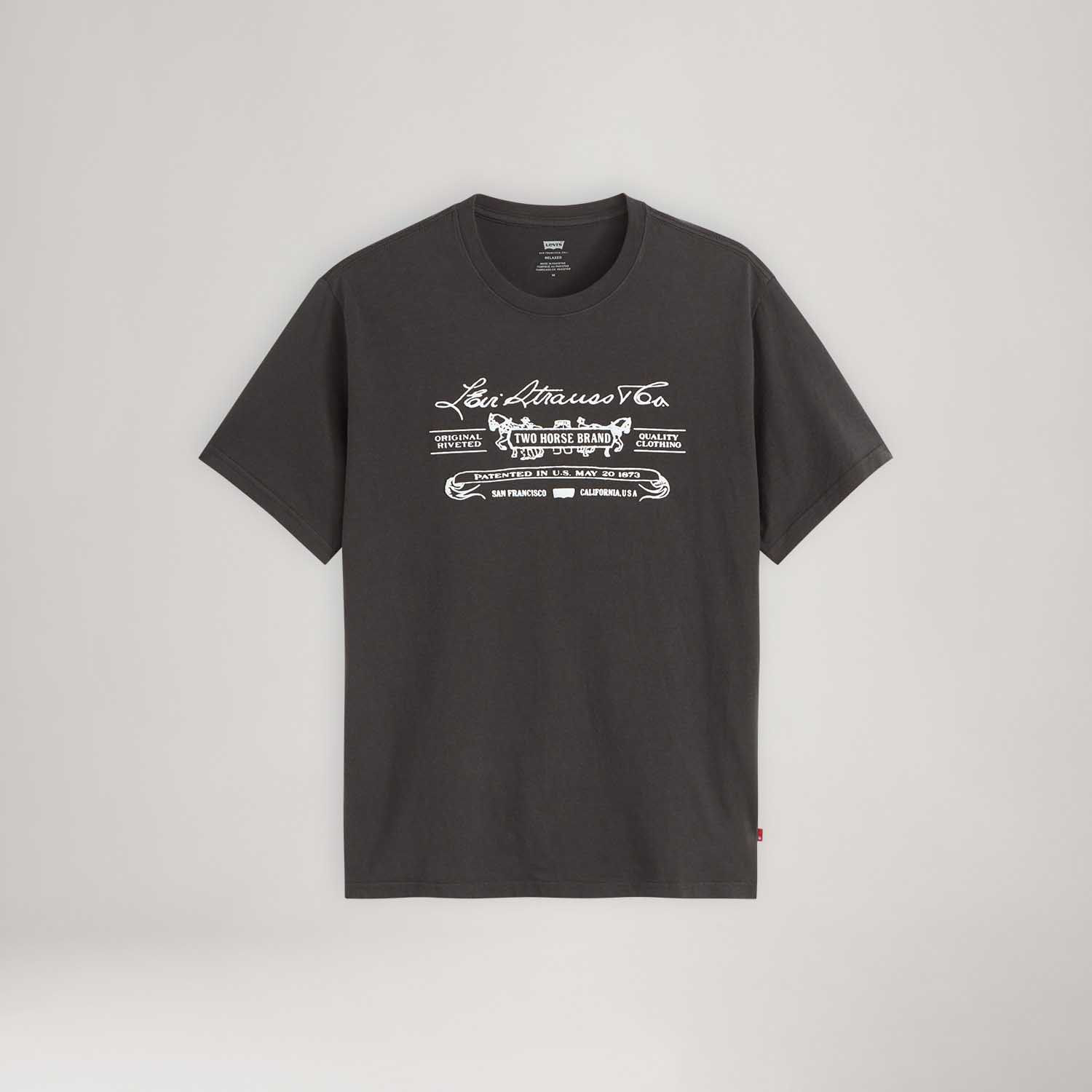 Camiseta Levi's® Relaxed Preta Manga Curta