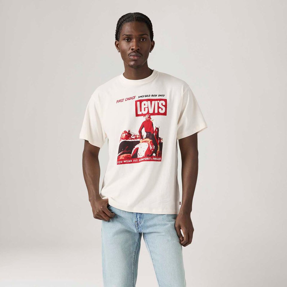 Camiseta Levi's® Vintage Graphic Manga Curta