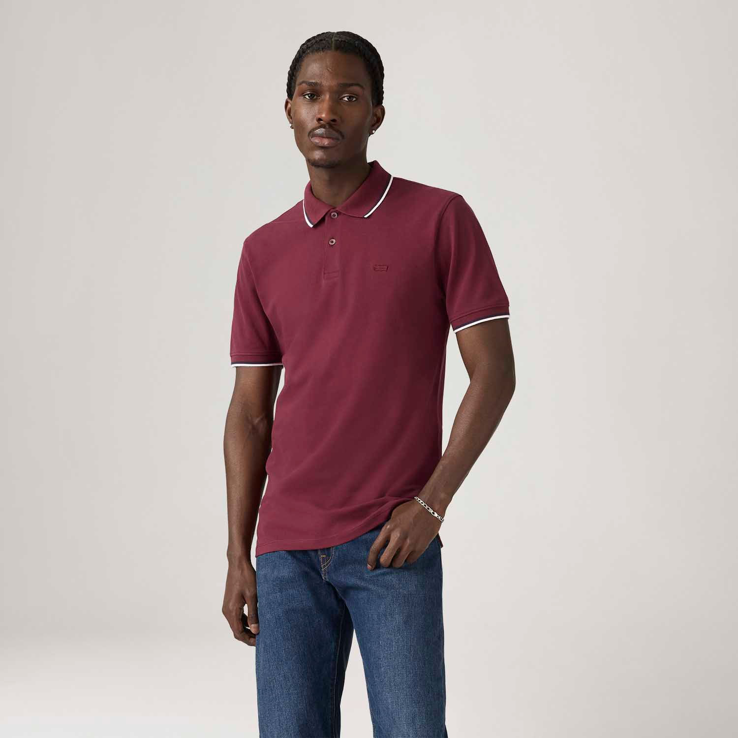Polo Levi's® Slim Housemark Vermelha — Levi's