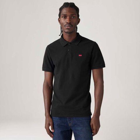 Polo Levi's® Slim Housemark Preta — Levi's