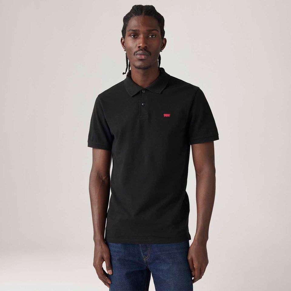 Polo Levi's® Slim Housemark Preta