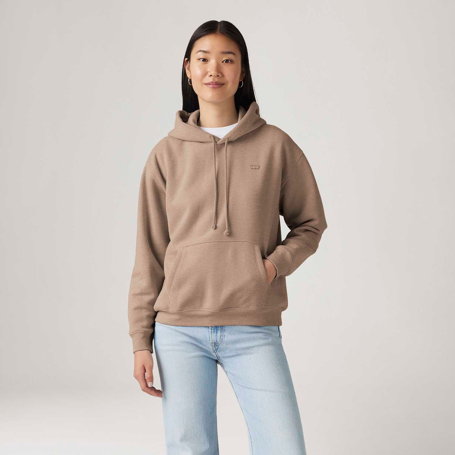 Moletom Levi's® Everyday Hoodie com Capuz Marrom — Levi's