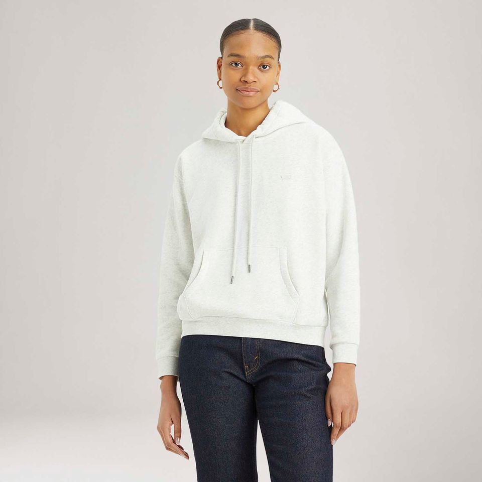 Moletom Levi's® Everyday Hoodie com Capuz Off White