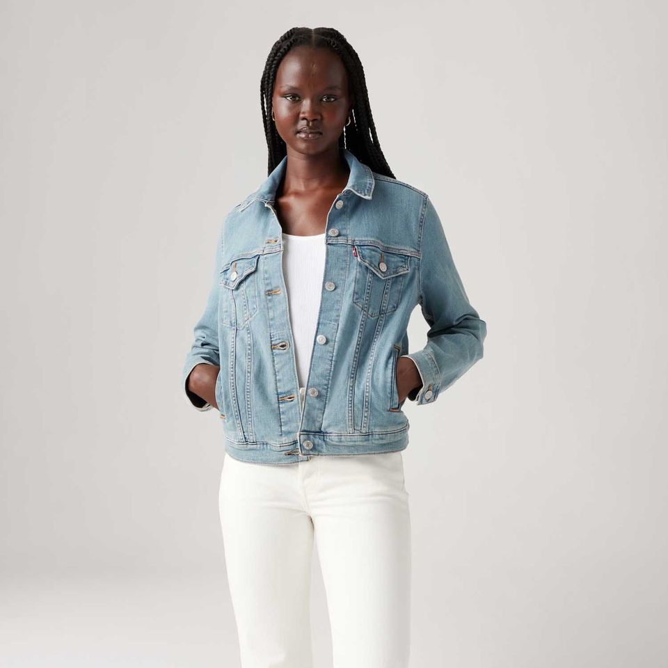 Jaqueta Jeans Levi's® Trucker Original Lavagem Clara