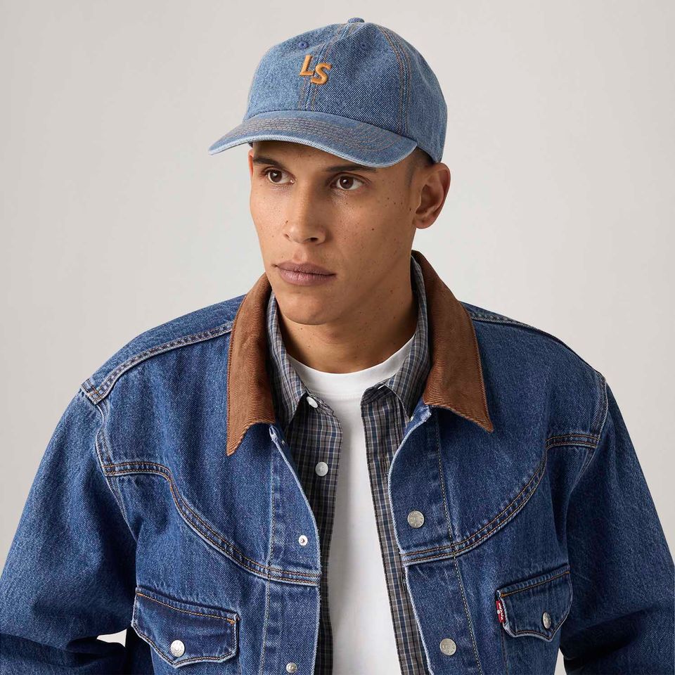 Boné Levi's® Monogram Azul