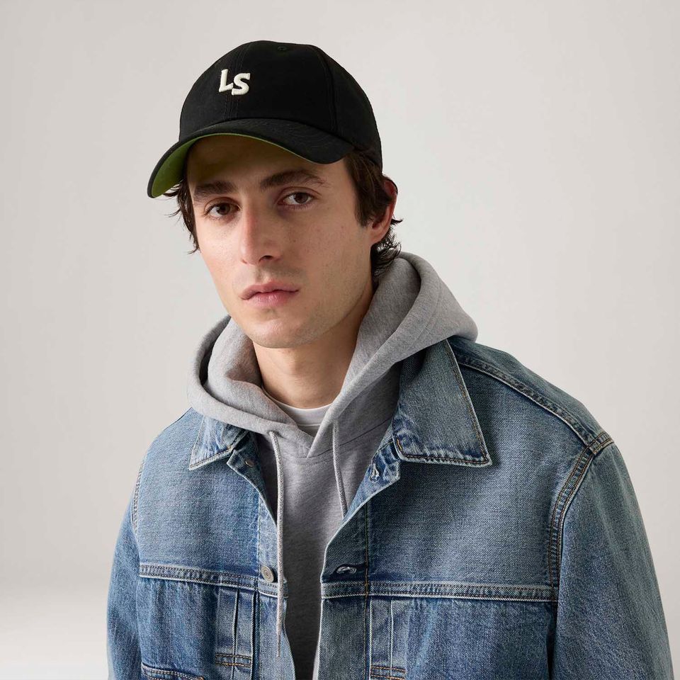 Boné Levi's® Monogram Preto