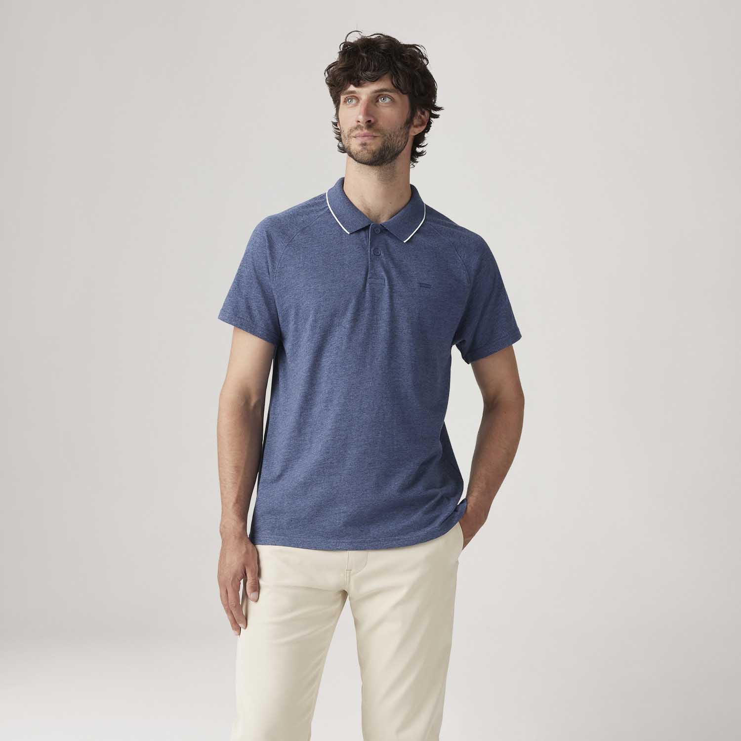 Polo Levi's® Shoreline Tech Azul — Levi's