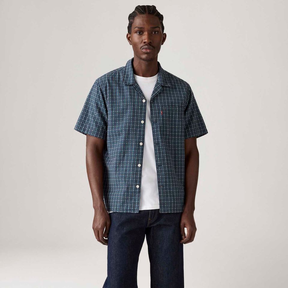 Camisa Levi's® Sunset Standard Camp Azul
