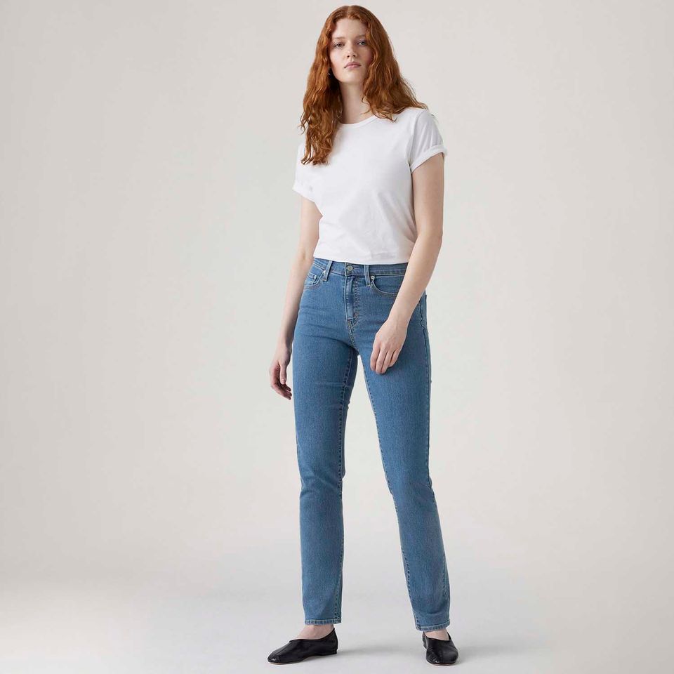 Calça Jeans Levi's® 724® High Rise Straight Lavagem Escura