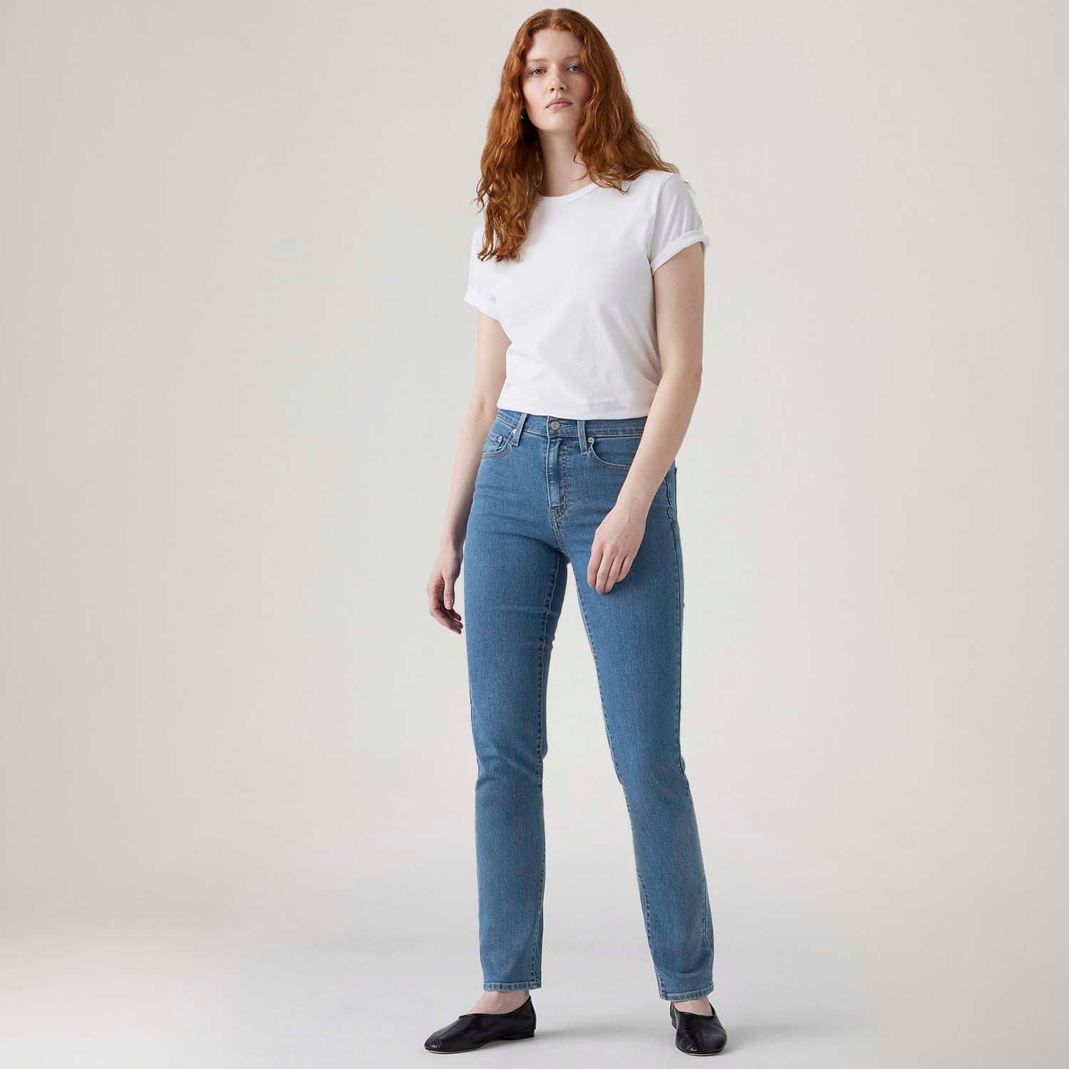 Calça Jeans Levi's® 724® High Rise Straight Lavagem Escura — Levi's