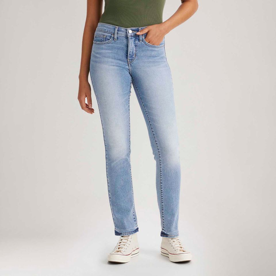 Calça Jeans Levi's® 314® Shaping Straight Lavagem Clara