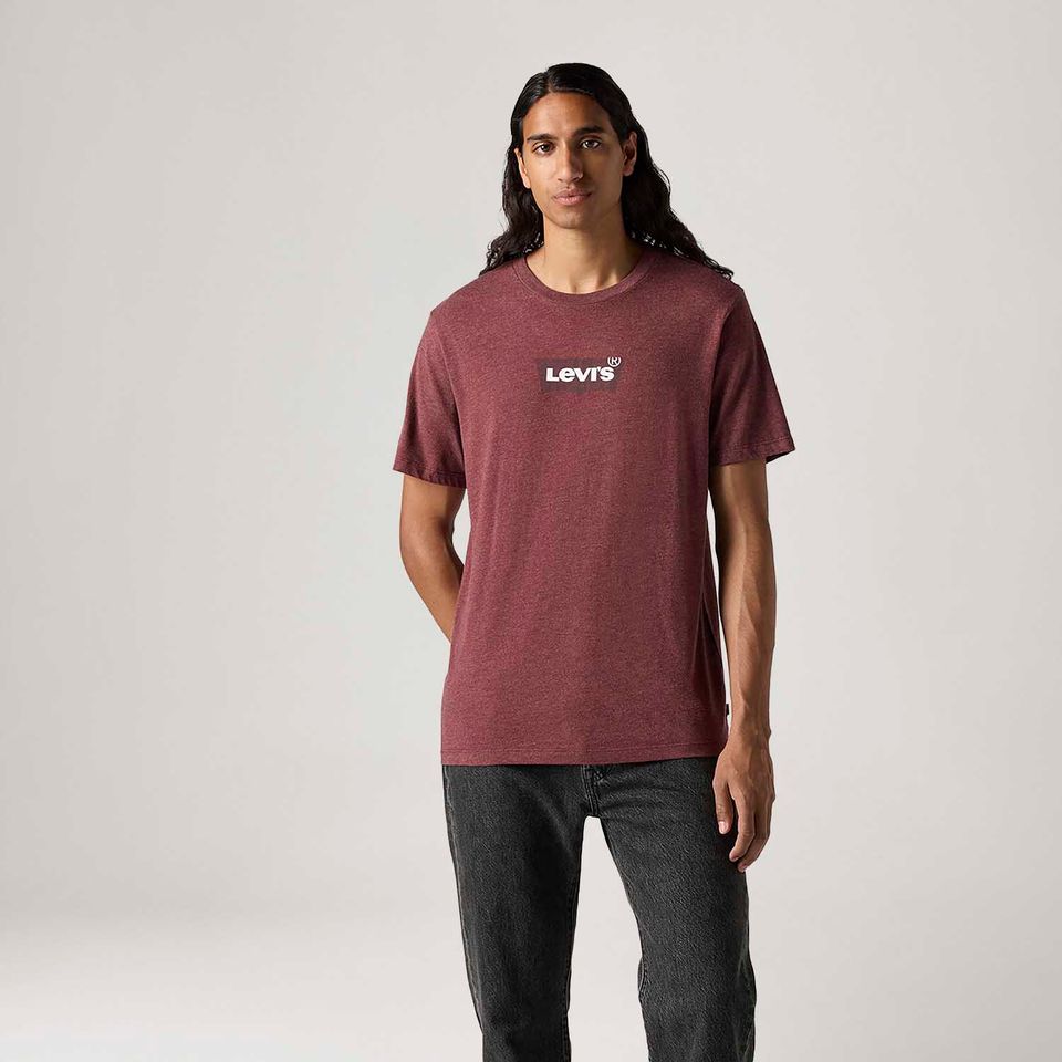 Camiseta Levi's® Graphic Crewneck Vermelha Manga Curta