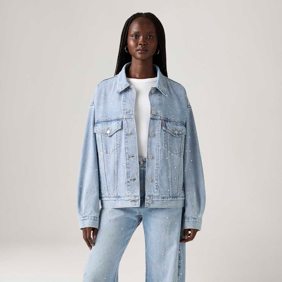Jaqueta Jeans Levi's® 90's Trucker Lavagem Clara