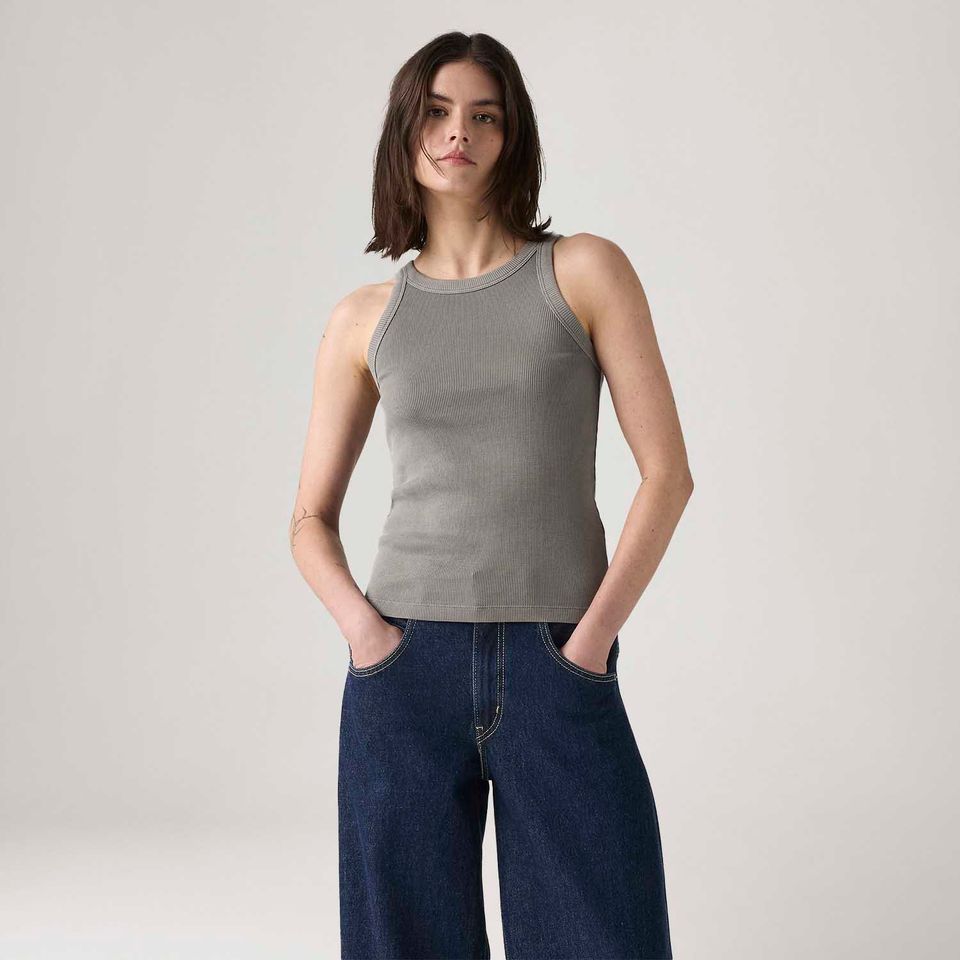 Regata Levi's® Essetial Racer Tank Cinza