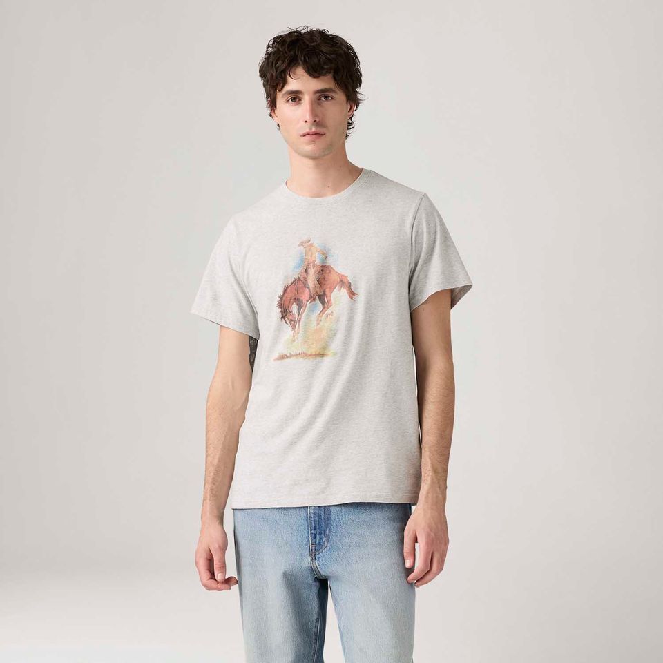 Camiseta Levi's® Relaxed Cinza