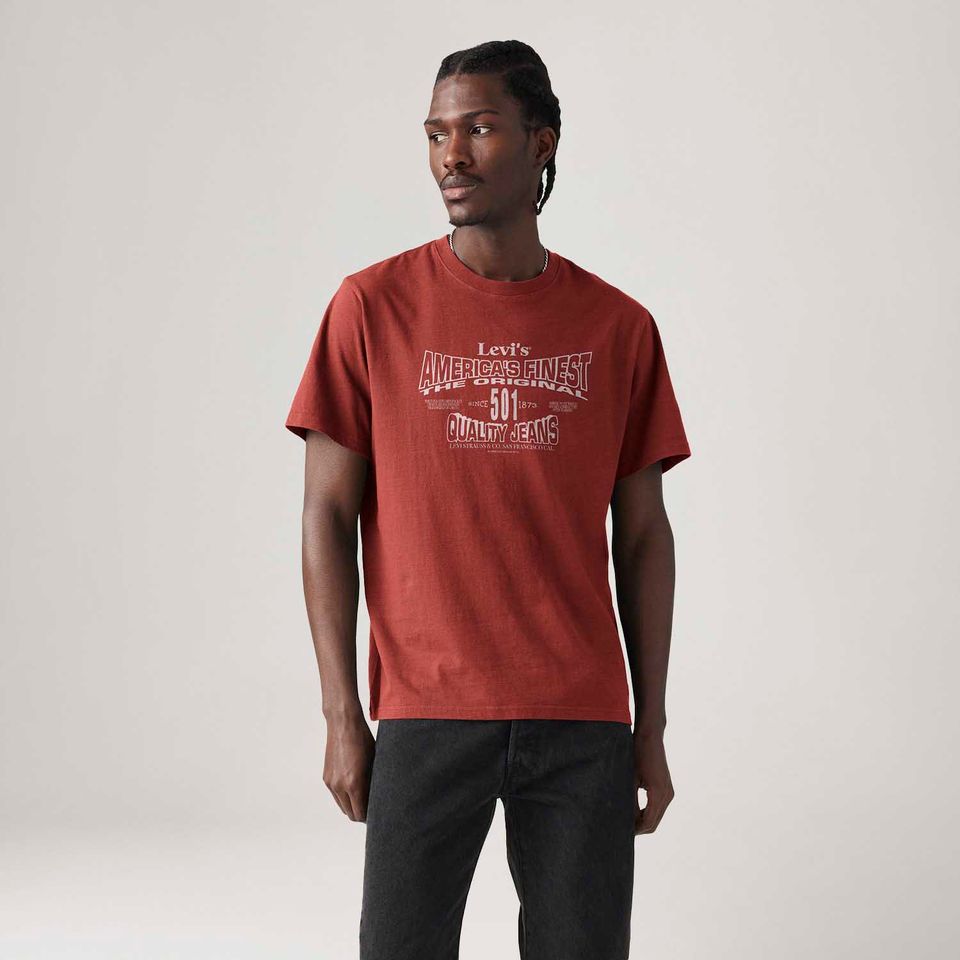 Camiseta Levi's® Relaxed Vermelha