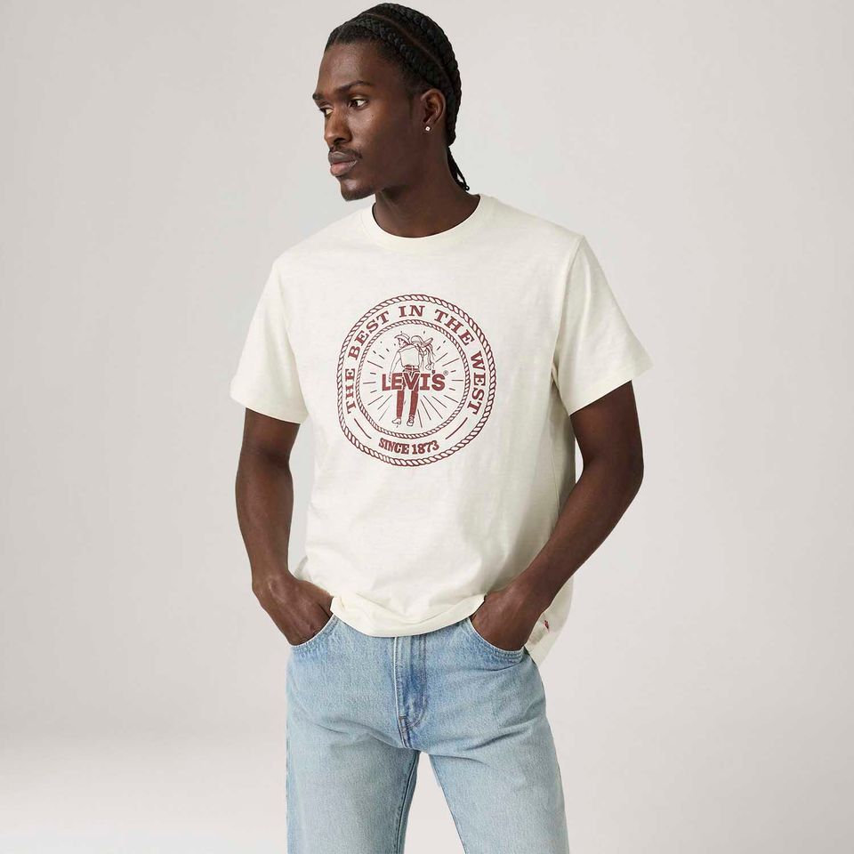 Camiseta Levi's® Relaxed Off White