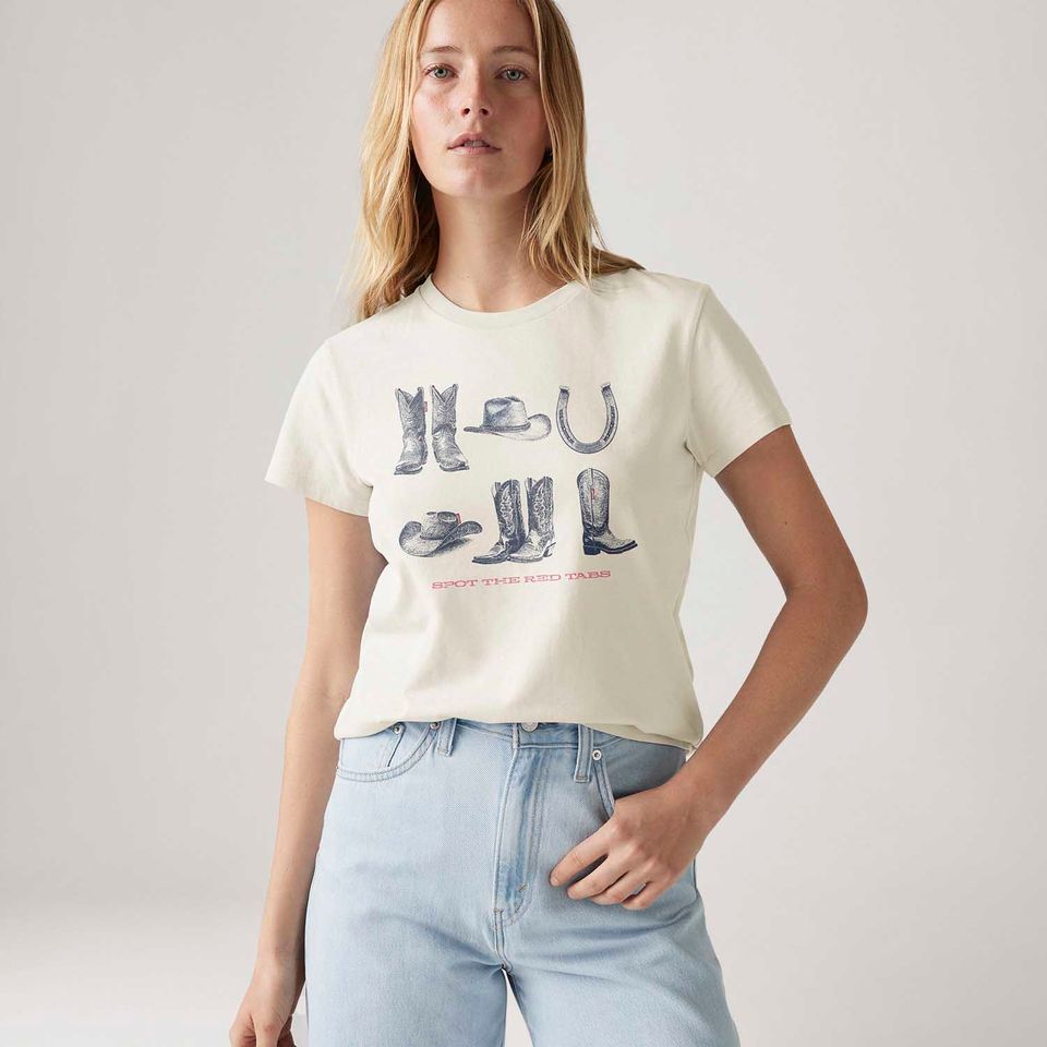 Camiseta Levi's® The Perfect Branca