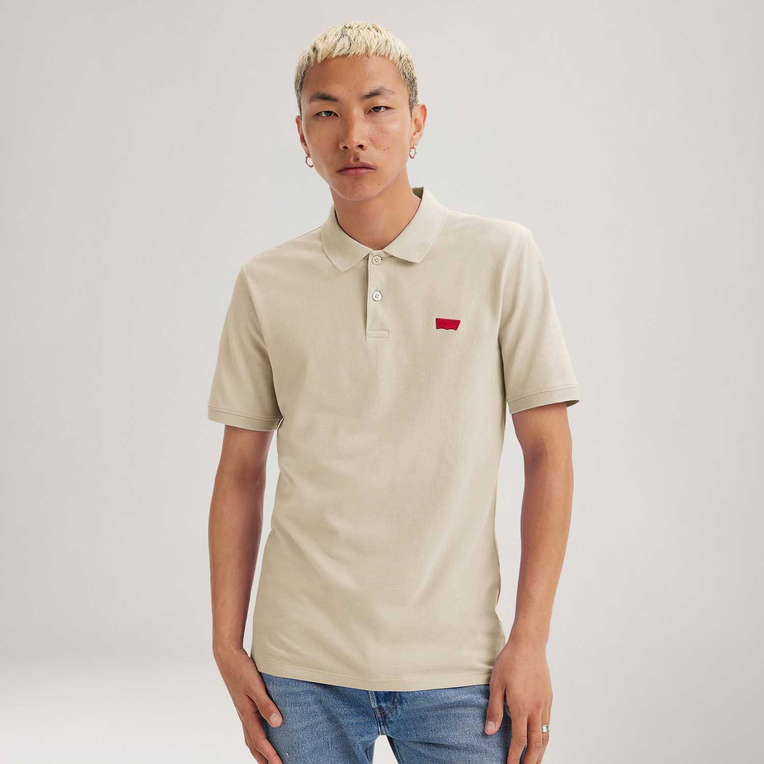 Polo Levi's® Slim Housemark Bege