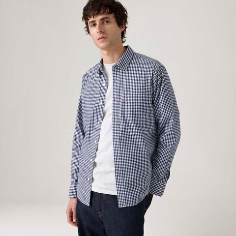 Camisa Levi's® Classic Standard Xadrez Manga Longa — Levi's