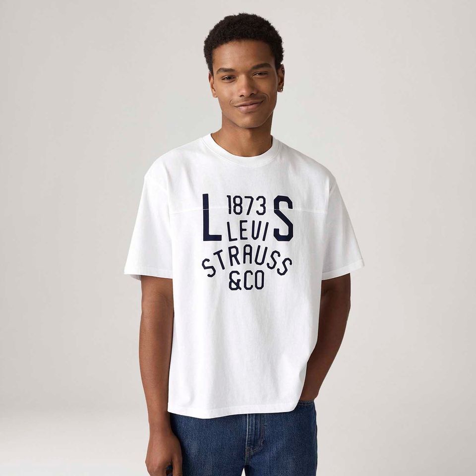 Camiseta Levi's® Lockwook Practice Branca Manga Curta