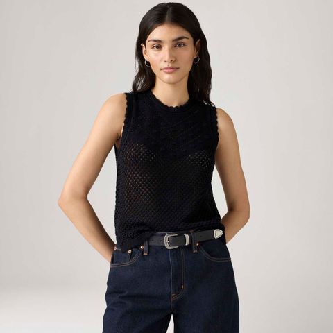 Blusa Levi's® Adrienne Crochet Preto — Levi's