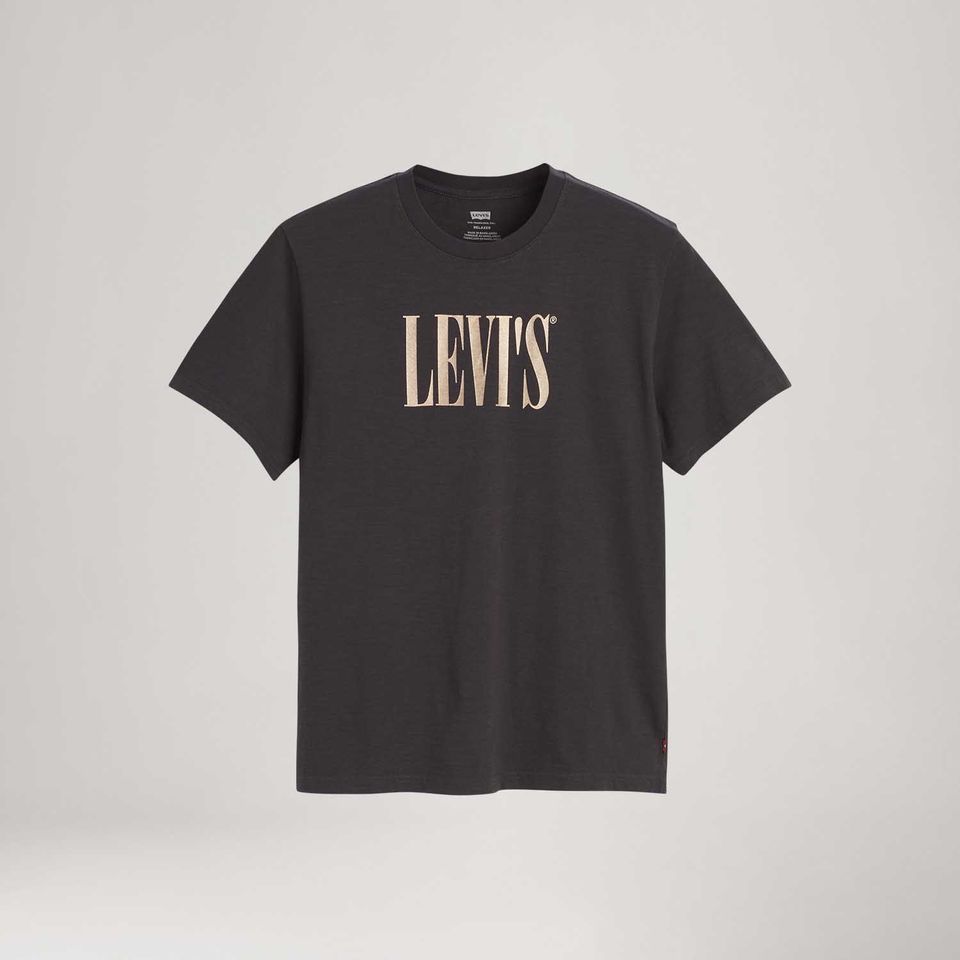 Camiseta Levi's® Relaxed Preta Manga Curta