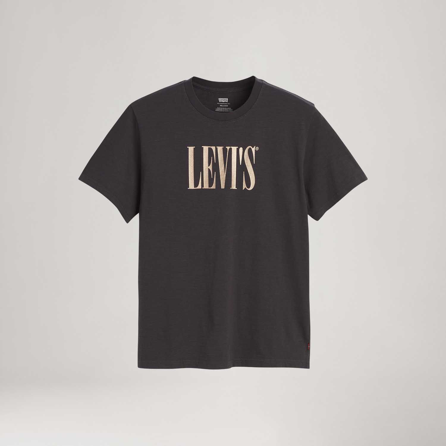Camiseta Levi's® Relaxed Preta Manga Curta