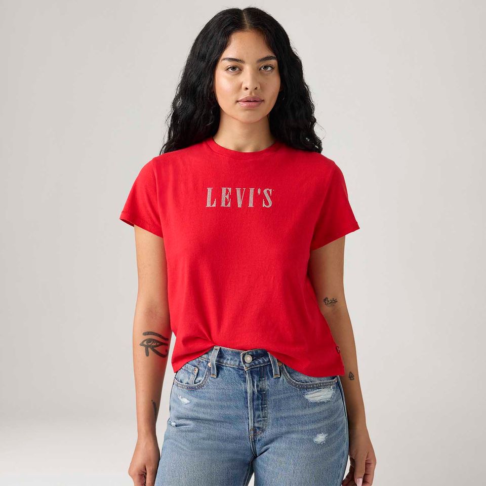 Camiseta Levi's® Graphic Classic Vermelha Manga Curta