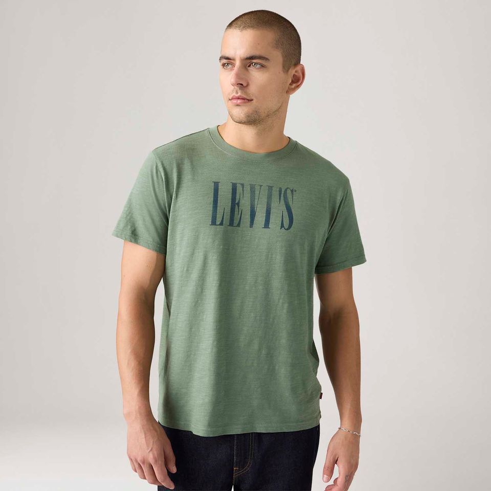 Camiseta Levi's® Relaxed Verde Manga Curta