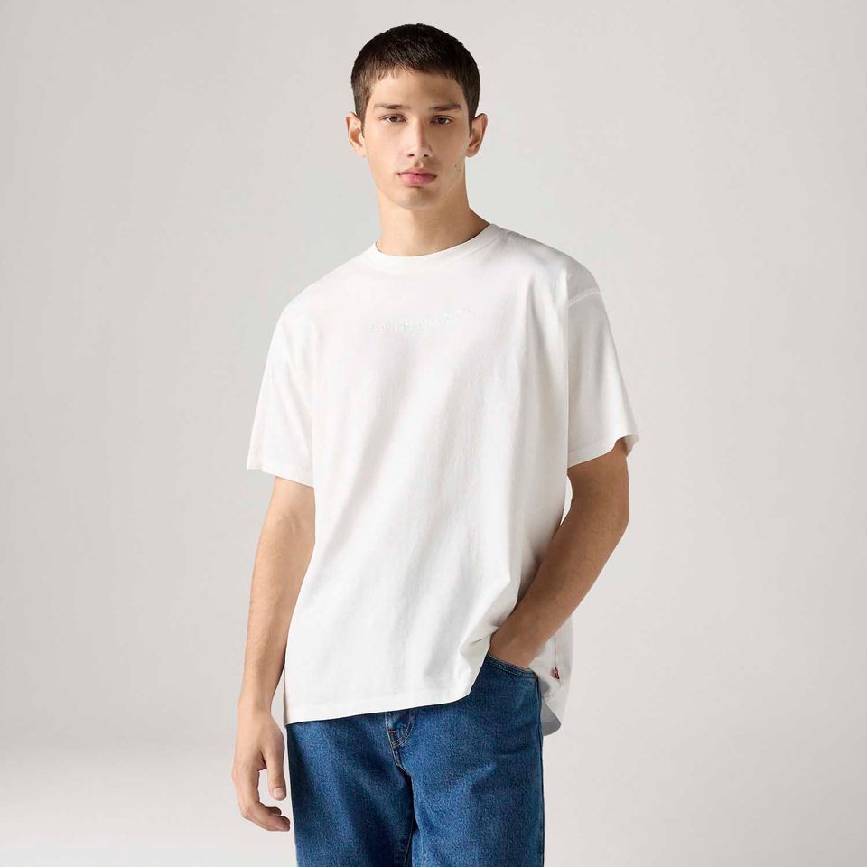 Camiseta Levi's® Graphic Vintage Tee Branca Manga Curta