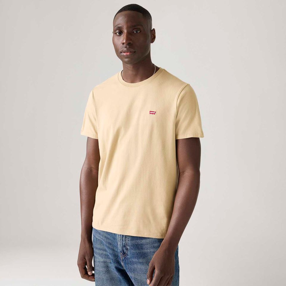Camiseta Levi's® Classic Hm Bege Manga Curta