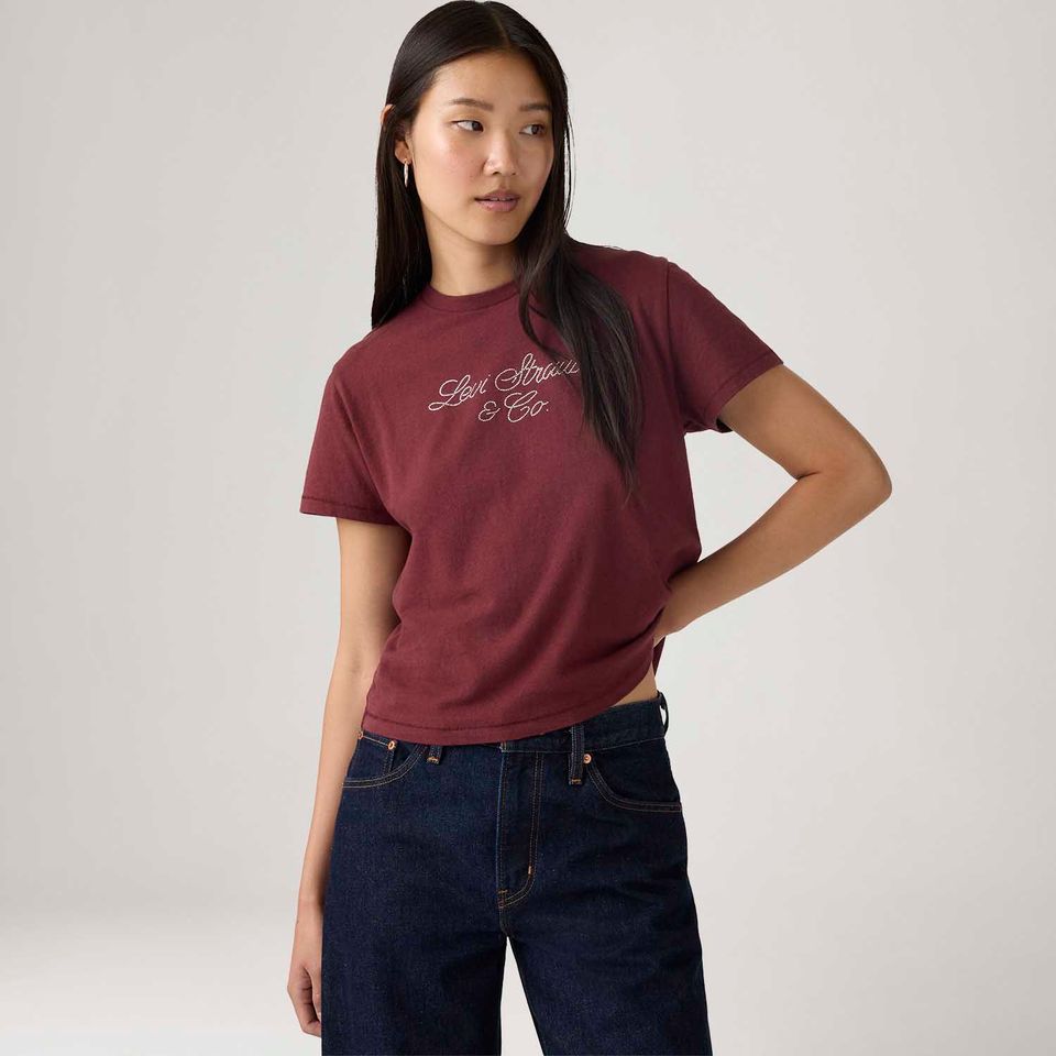 Camiseta Levi's® Graphic Classic Vermelha Manga Curta