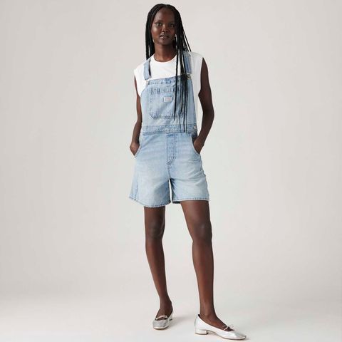 Macaquinho Jeans Levi's® Utility Lavagem Clara — Levi's