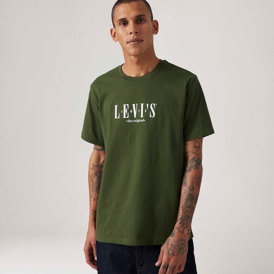 Camiseta Levi's® Relaxed Verde
