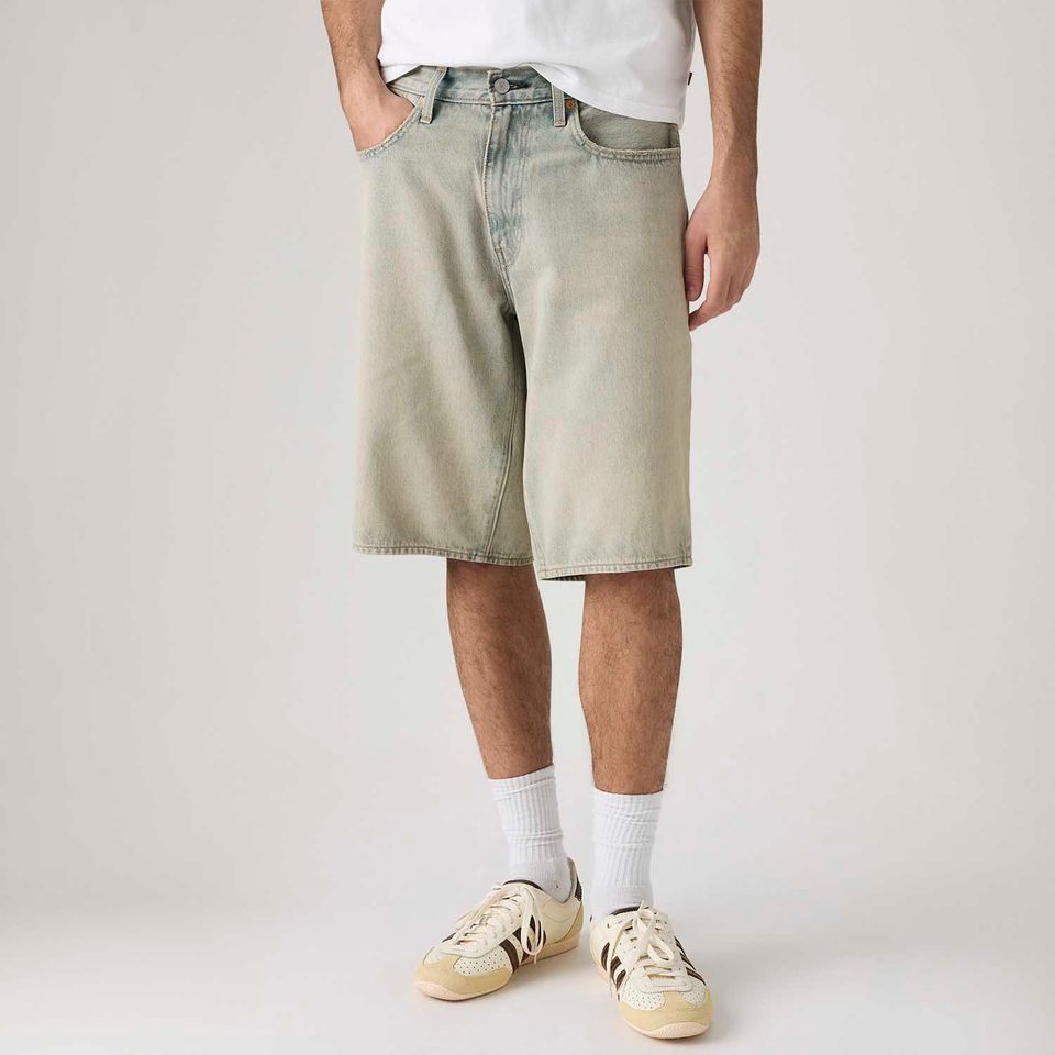Bermuda Jeans Levi's® 478® Baggy Lavagem Clara