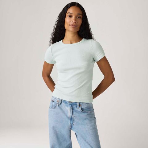 Camiseta Levi's® Hayes Verde Claro Manga Curta — Levi's