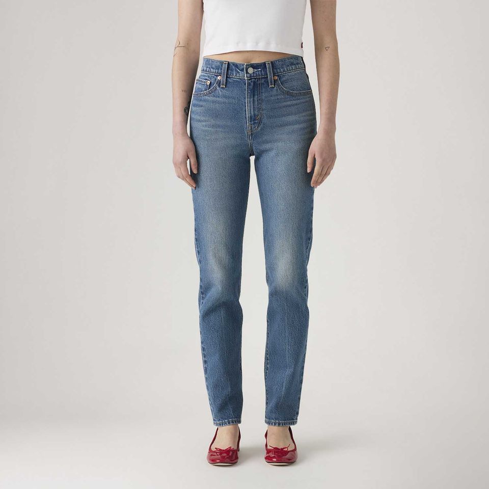 Calça Jeans Levi's® Wedgie Slim Lavagem Média