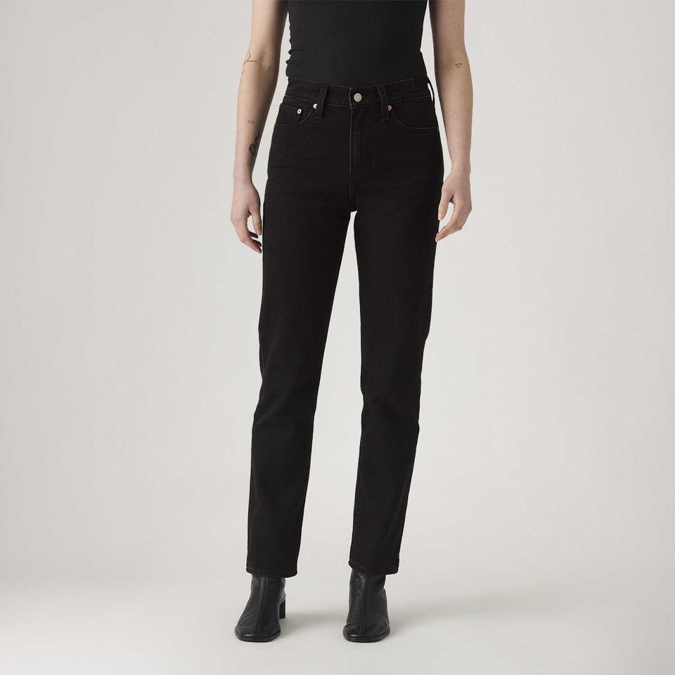 Calça Jeans Levi's® Wedgie Slim Preta