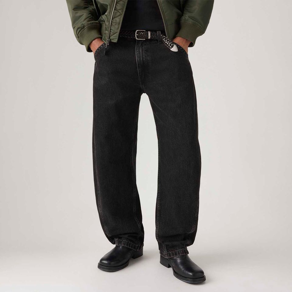 Calça Jeans Levi's® Baggy Barrel Preta