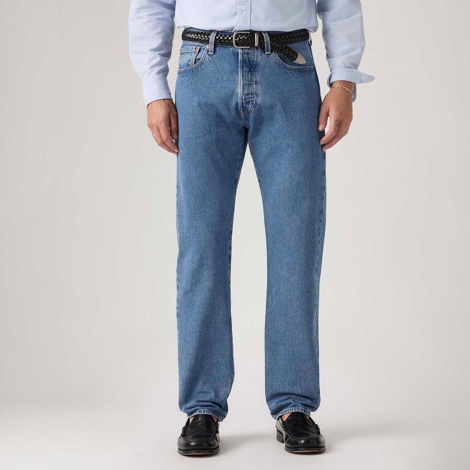 Calça Jeans Levi's® 501® Relaxed Lavagem Média