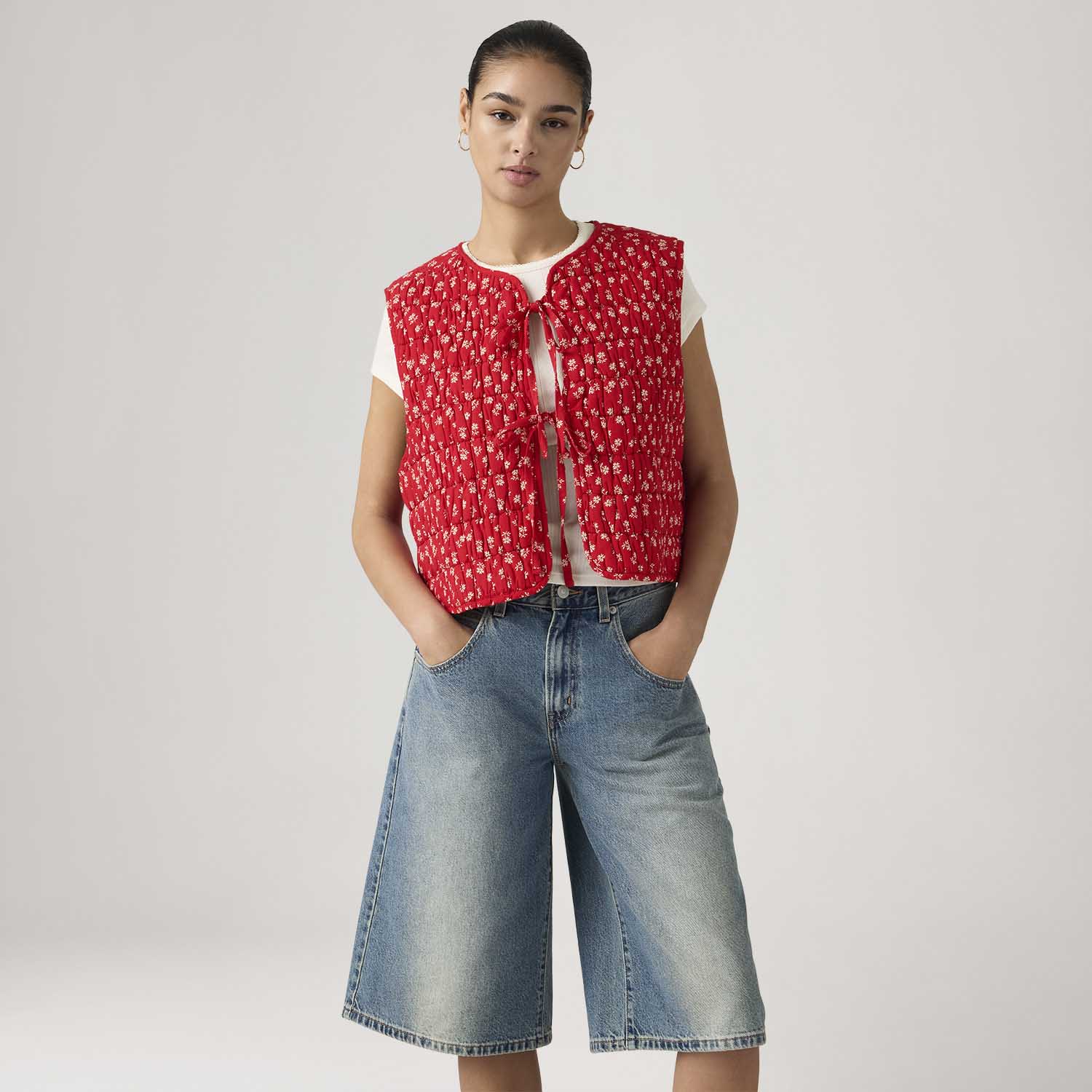 Colete Levi's® Rue Liner Vermelho