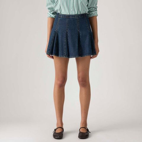 Saia Jeans Levi's® Godet Mini Lavagem Escura — Levi's