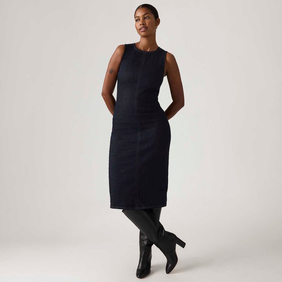 Vestido Jeans Levi's® Column Lavagem Escura