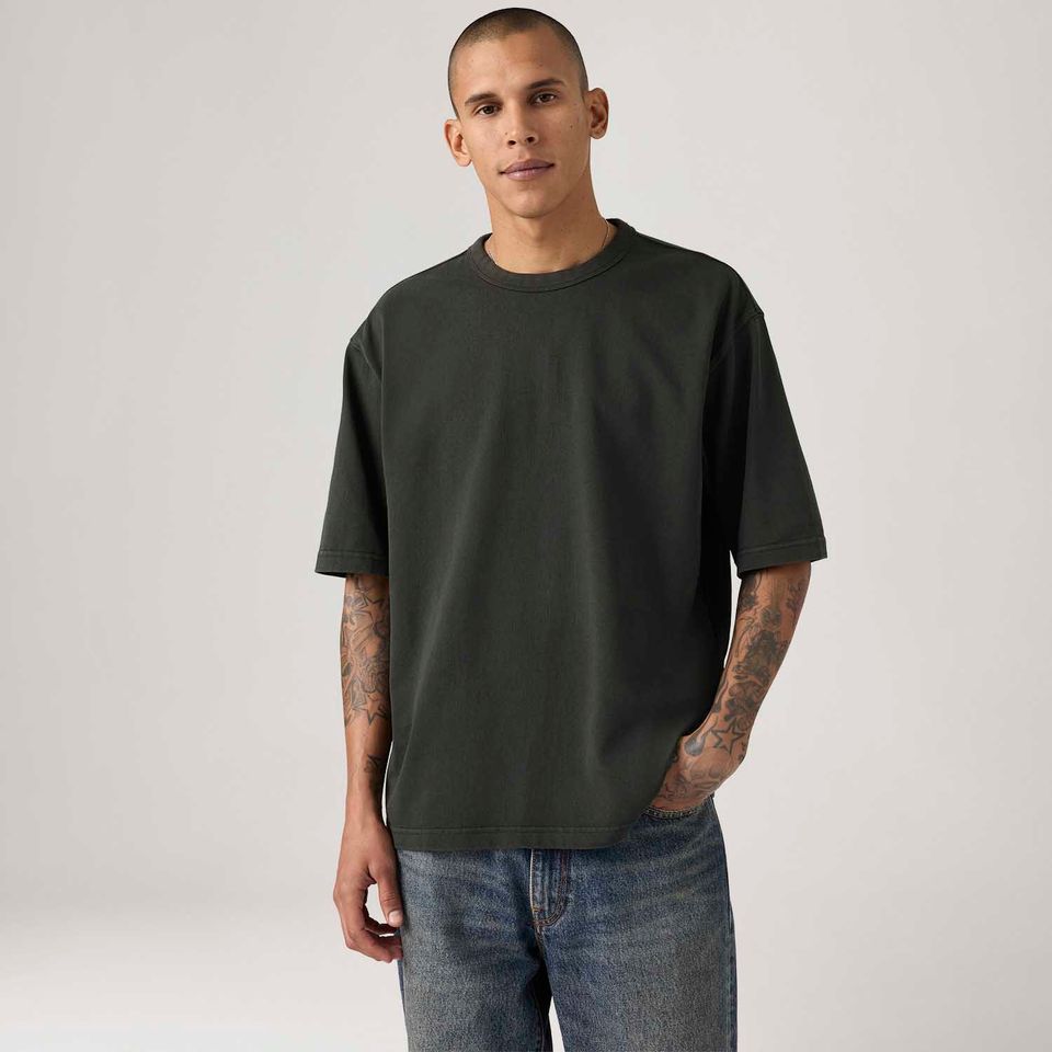 Camiseta Levi's® Heavyweight Loose Preta Manga Curta