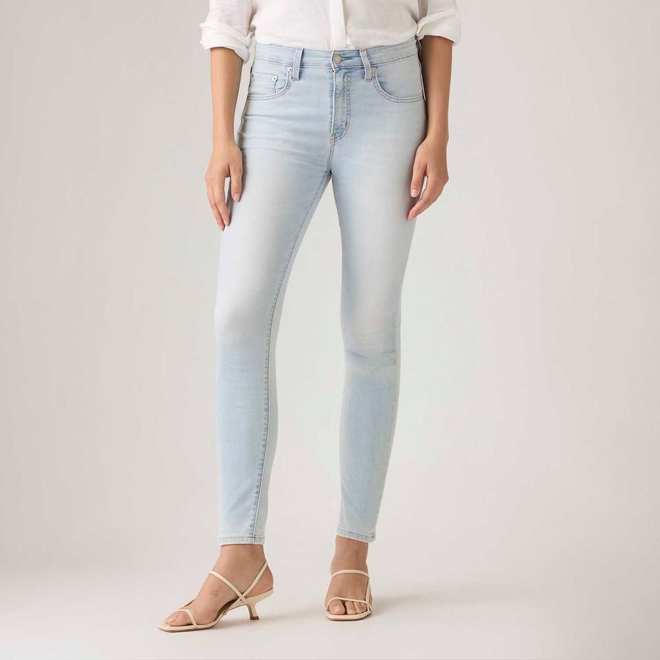 Calça Jeans Levi's® 721® High Rise Skinny Lavagem Clara